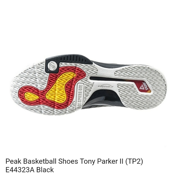Peak Basketball Shoes Tony Parker II (TP2) E44323A Black size 11 main image 4
